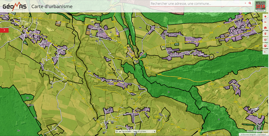 GéoMAS - Urbanisme